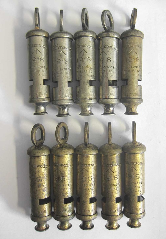 WW1 Trench Whistles