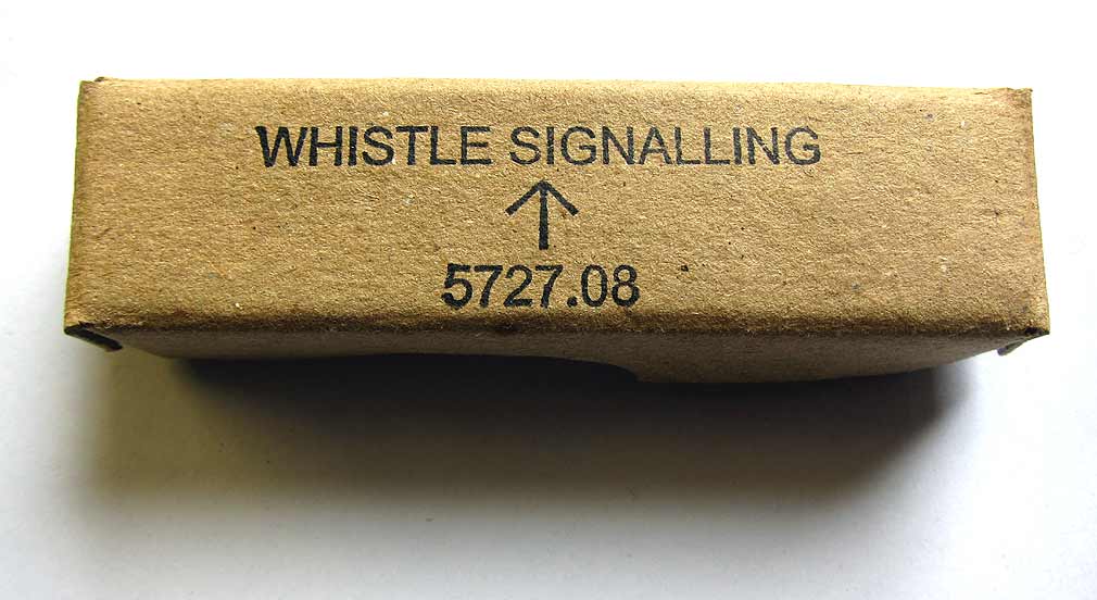 WW2 Whistle Box War Department Aged