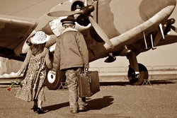 WW2 Whistle on Boy Pilots luggage